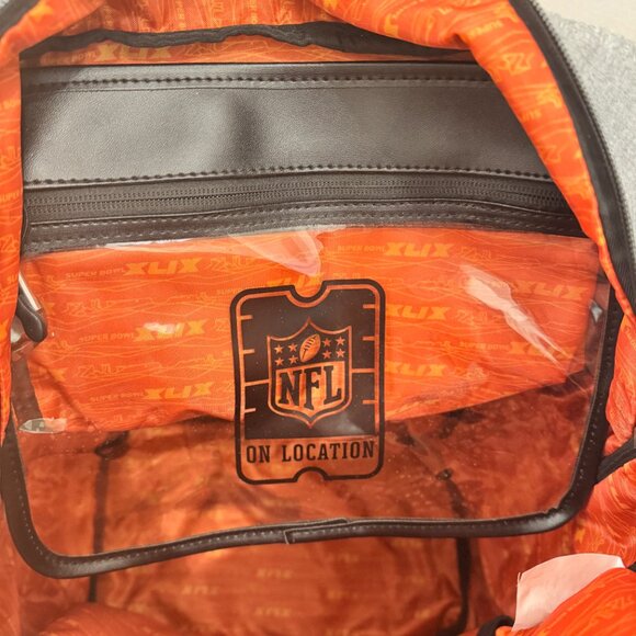 NFL Super Bowl Arizona XLIX Large Gray Computer Backpack - Picture 4 of 8